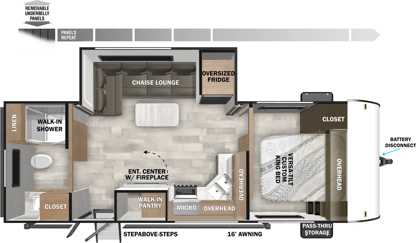 Salem 22RBS Floorplan